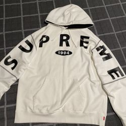 RARE supreme wide spride hoodie L 