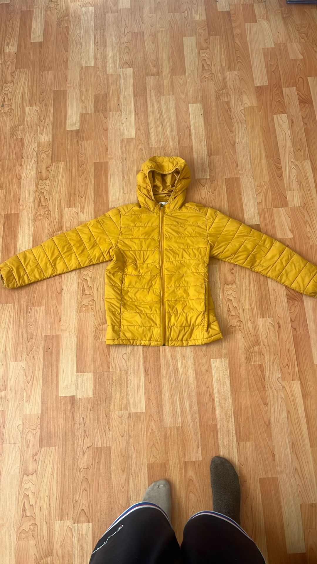 Amazon Essentials Yellow Puffer Jacket