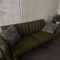 Olive Green Futon