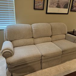 Couch and Loveseat Recliners With Storage Ottoman