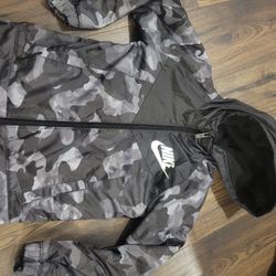 Nike Raincoat & Champion Hoodie