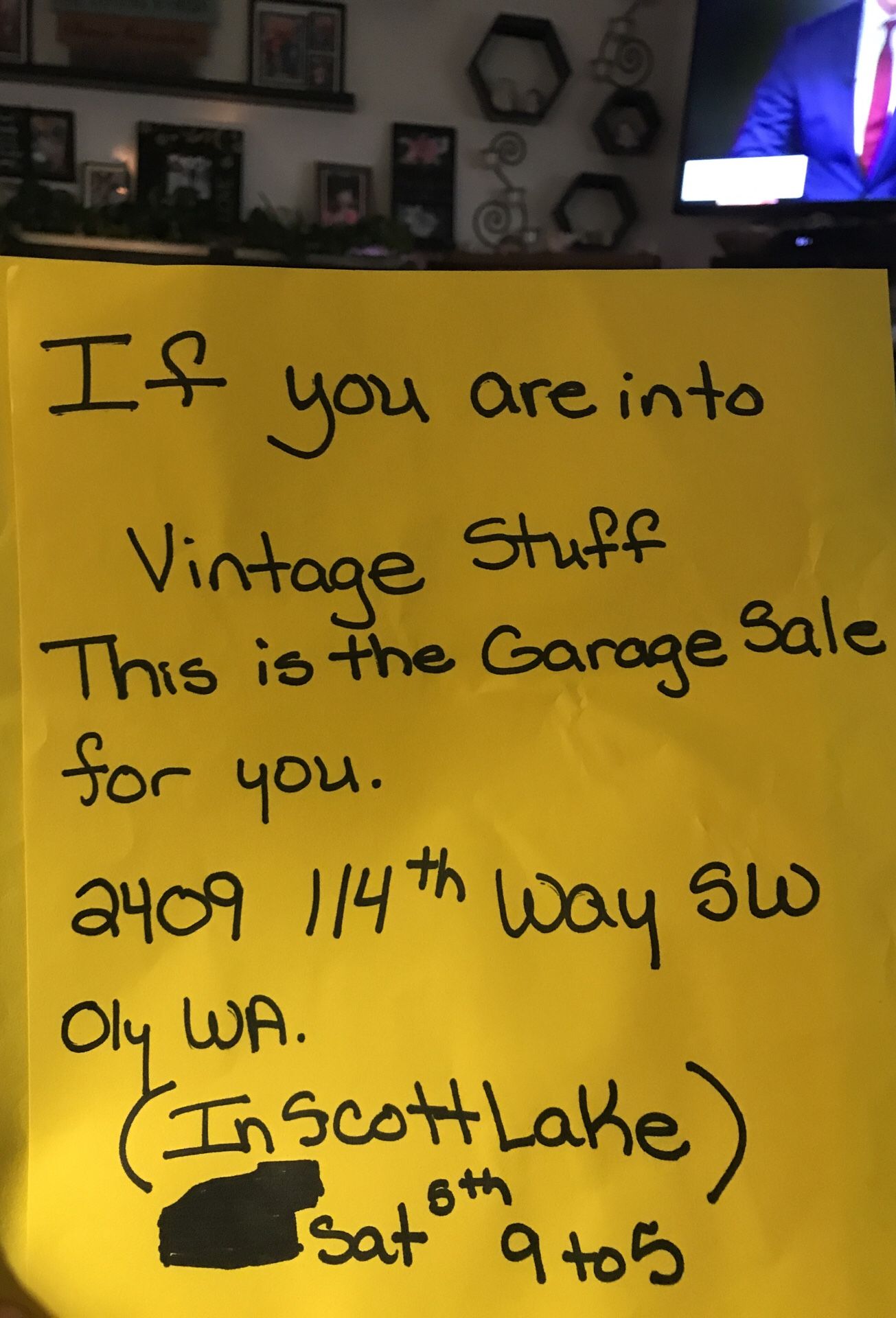 Garage sale