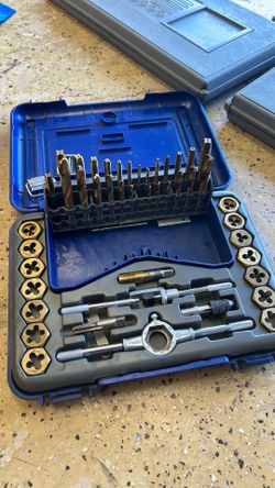 Kobalt tap, and die set