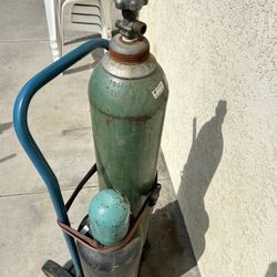 Oxygen And Acetylene Tank