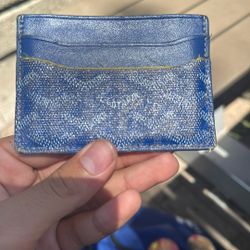 Goyard Paris Wallet Blue