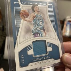 Lamelo Ball Game Used Patch Card /99