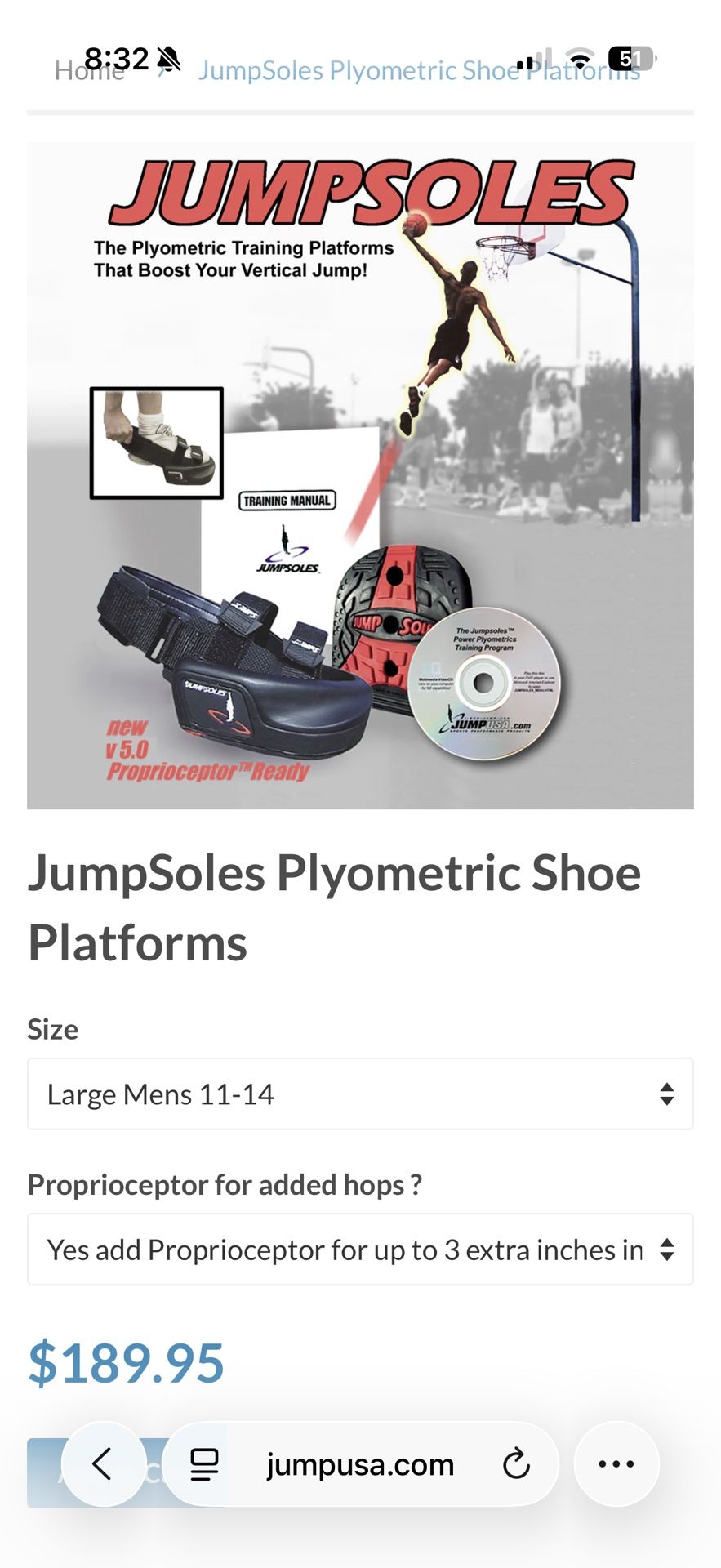 Jump soles for increase vertical