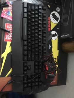 Gaming keyboard and mouse