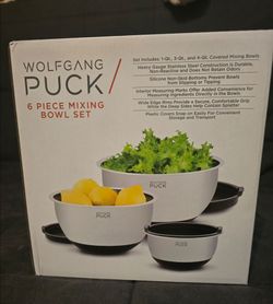 Wolfgang Puck 6-Piece Mixing Bowl Set