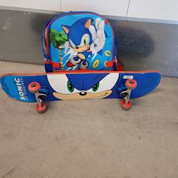 The Skateboard 🛹🛹 22" Personalidad SONIC The 
