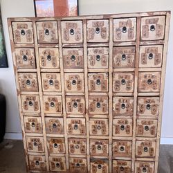 Vintage Chinese Medicine Cabinet 