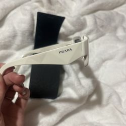 Prada 27ZS White Sunglasses + Original Case