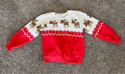 Kids Christmas Reindeer Ugly Sweater