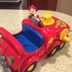 Donald Duck And His Fire truck