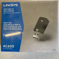 LINKSYS  Next-GEN AC Max Stream WiFI Micro USB Adapter