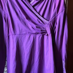 Lululemon Womens Long sleeve Purple Run Hoodie Size 12 