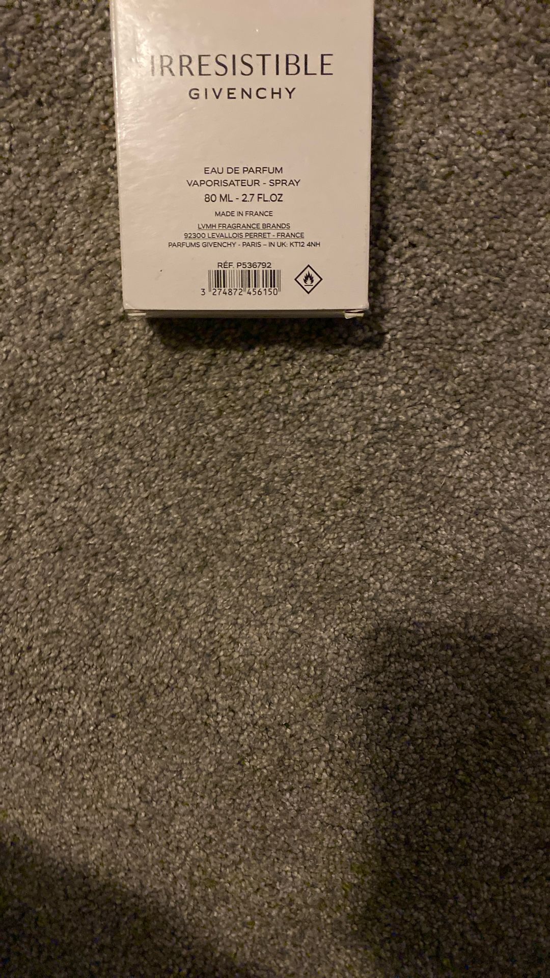 Authentic Givenchy Irresistible Eau De Parfum 80 ML