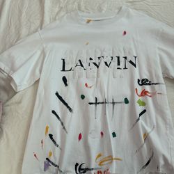 GALLERY DEPT. X LANVIN MenWhite Double-Sided Graphic Print Crew Neck T-Shirt L