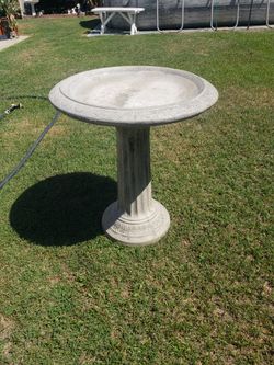 Concrete Bird Bath