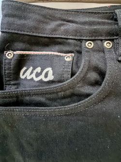 Men’s Unsubtle Colors Black Denim Jeans - Size Large