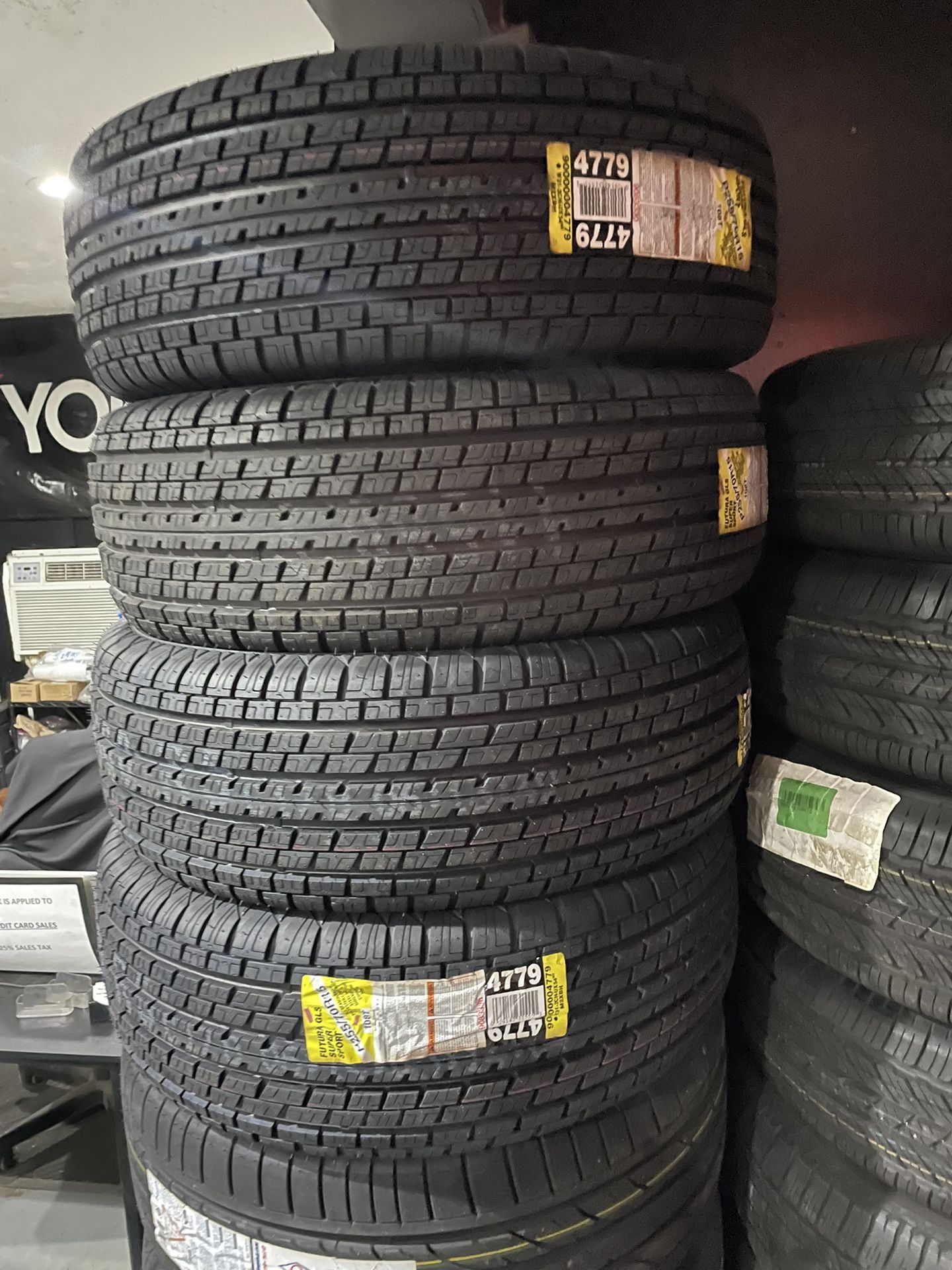 4 NEW 2557015 Futura Sport All Season tires for $460 installed and balance. 25570R15 255 70 15 255 70 R 15 25570R15 255/70/15 255/70/R15 AIl NEW tir