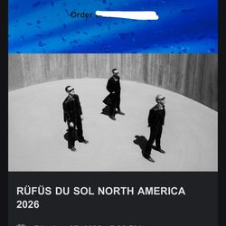 Rufus Du Sol at the Kia Forum