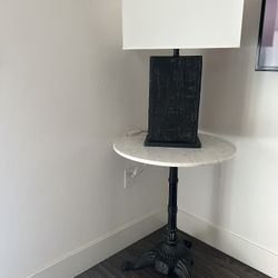 Table Lamp And Accent Table