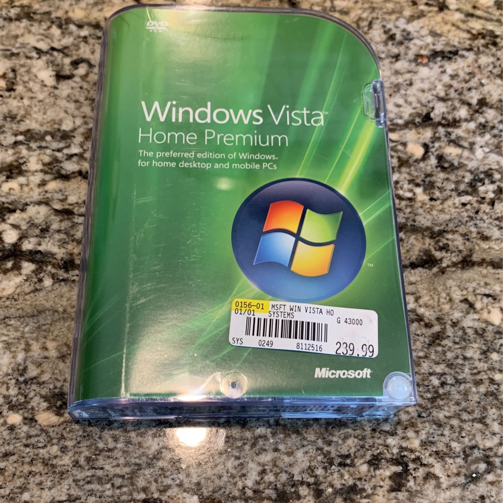 Microsoft Windows Vista Home Premium Brand New Sealed