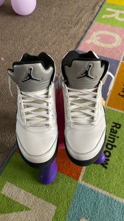 Retro 5 black and white Jordan’s