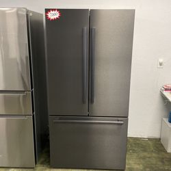 Bosch Black French Door Refrigerator I2 