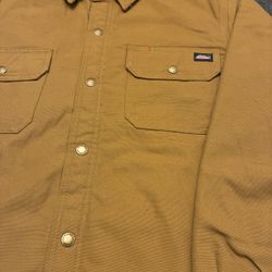 Dickies Flanel Lined Canvas Shirt Jacket 