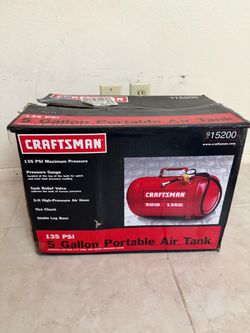 Craftsman 5 gallon portable air tank