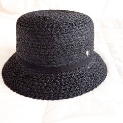 Helen Kaminski Cherry Nougat Nut Shell Bucket Hat HAT51891#New With Tags