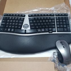 Wireless Split Keyboard And Mouse 