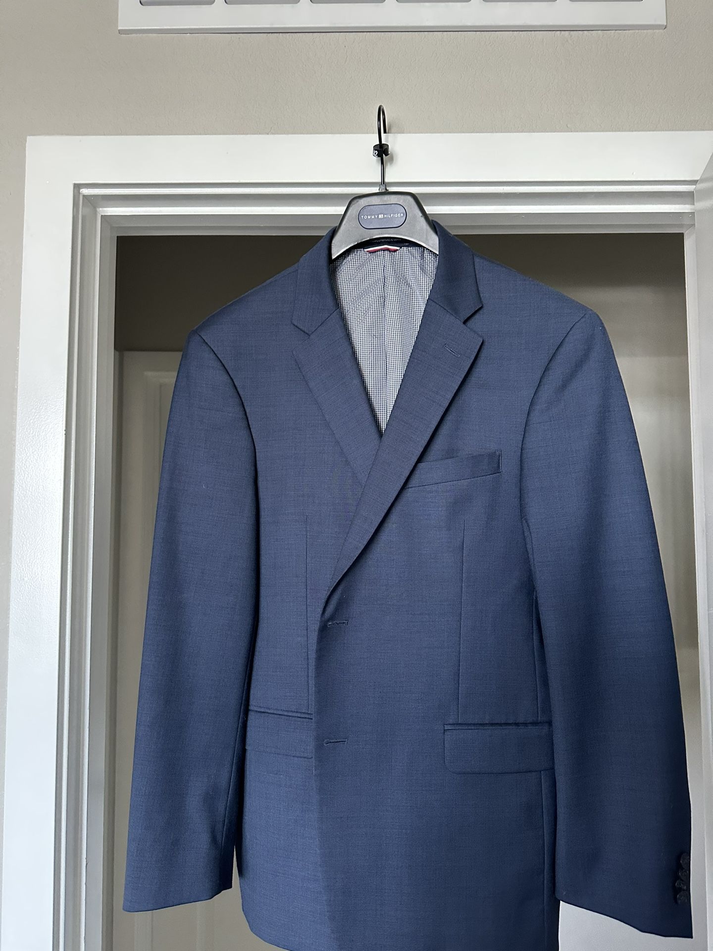 Tommy Hilfiger Blue Suit Coat - $125
