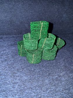 Beaded Napkin Holder - Set of 7