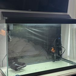 30 Gallon Fish Tank With Filter Lid With Light 
