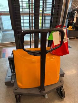 Semi-Electric Straddle Stacker A-3012| 3,300 lb Capacity | 118" Lift Height