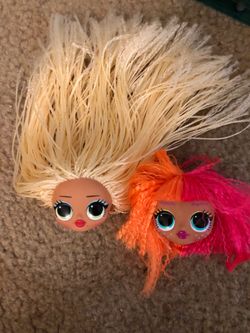 LOL OMG fashion doll heads