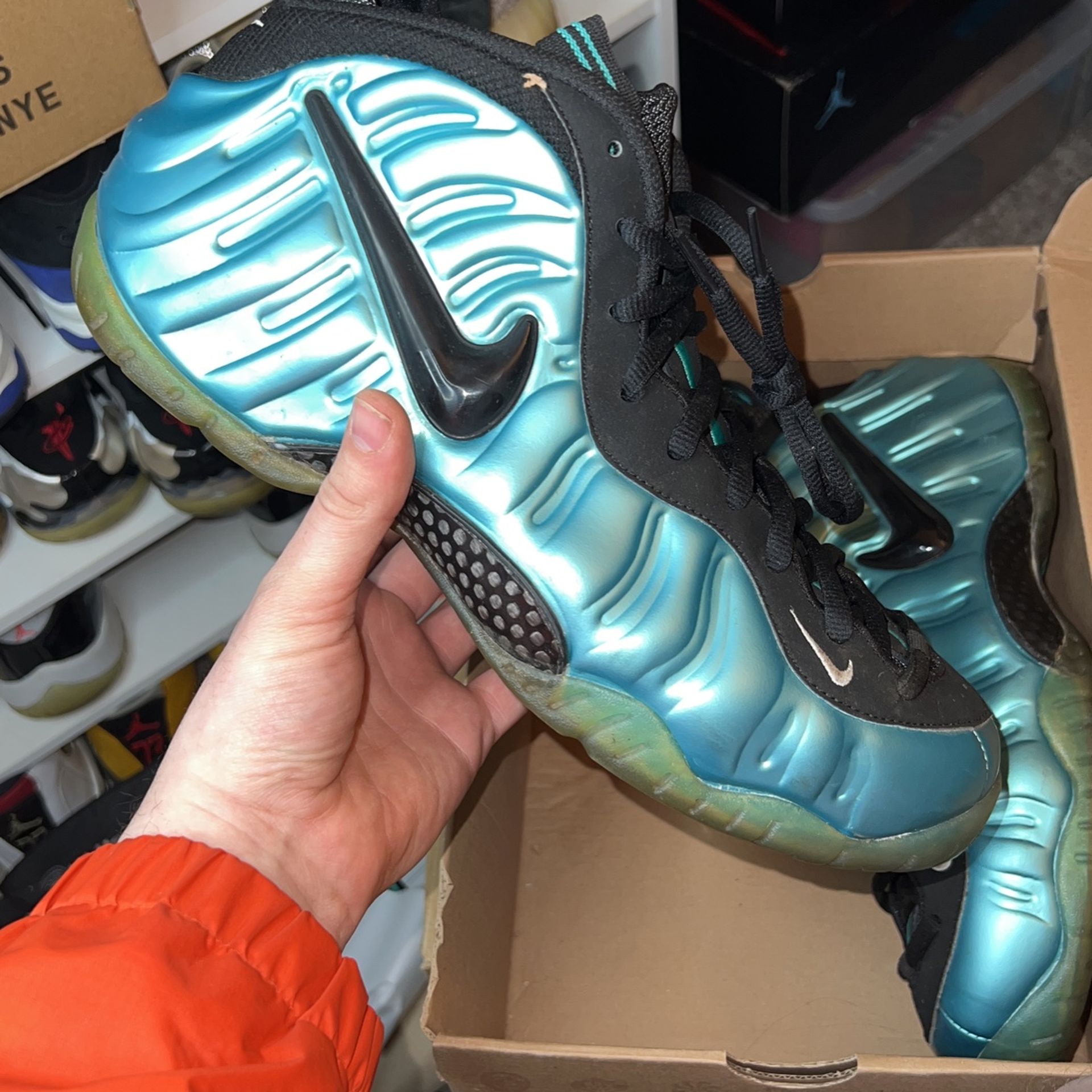 Nike Electric Blue Foamposite