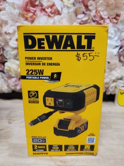 DEWALT
2-Way 225-Watt Power Inverter Compatible with 20-Volt XR 5 AH Lithium-Ion Battery (Not Included
