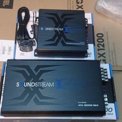 New Soundstreem 1 Channel And 4 Channel Amplifiers READ FULL DESCRIPTION