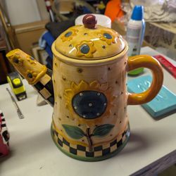 Vintage Sakura China Cookie Jar