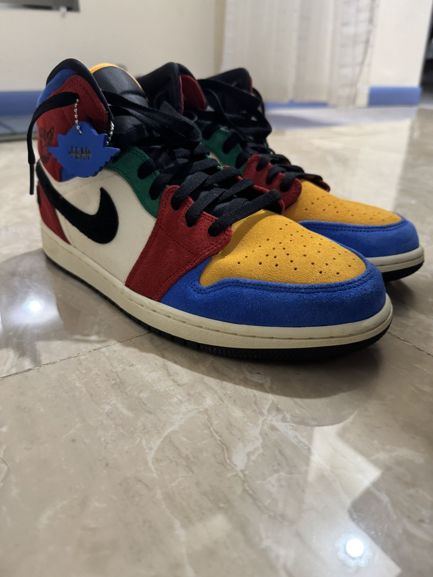 Air Jordan 1 Mid Fearless Blue The Great