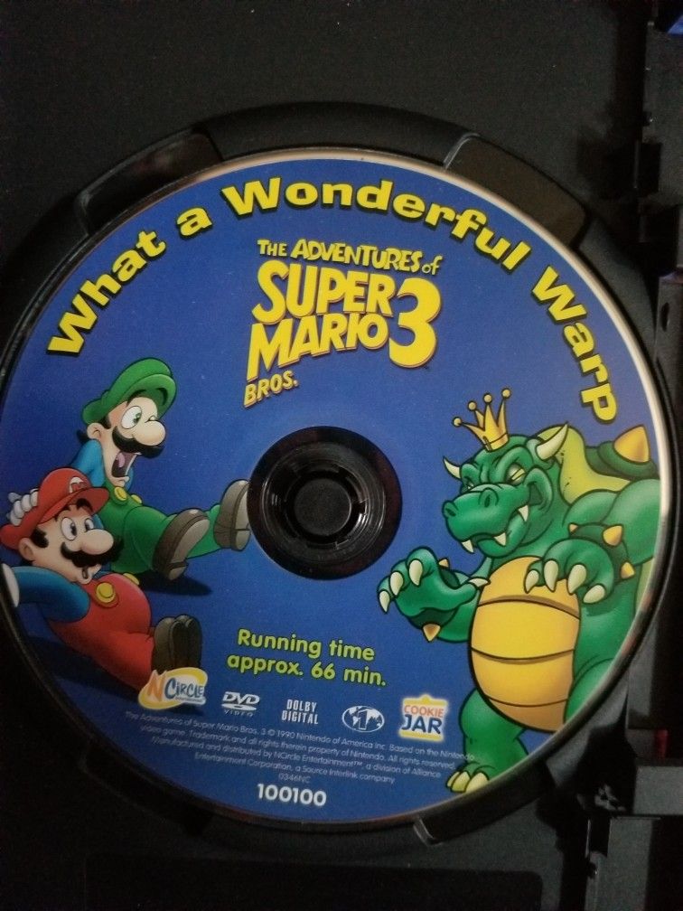 The Adventures Of Super Mario Bros 3 Dvd What A Wonderful Warp