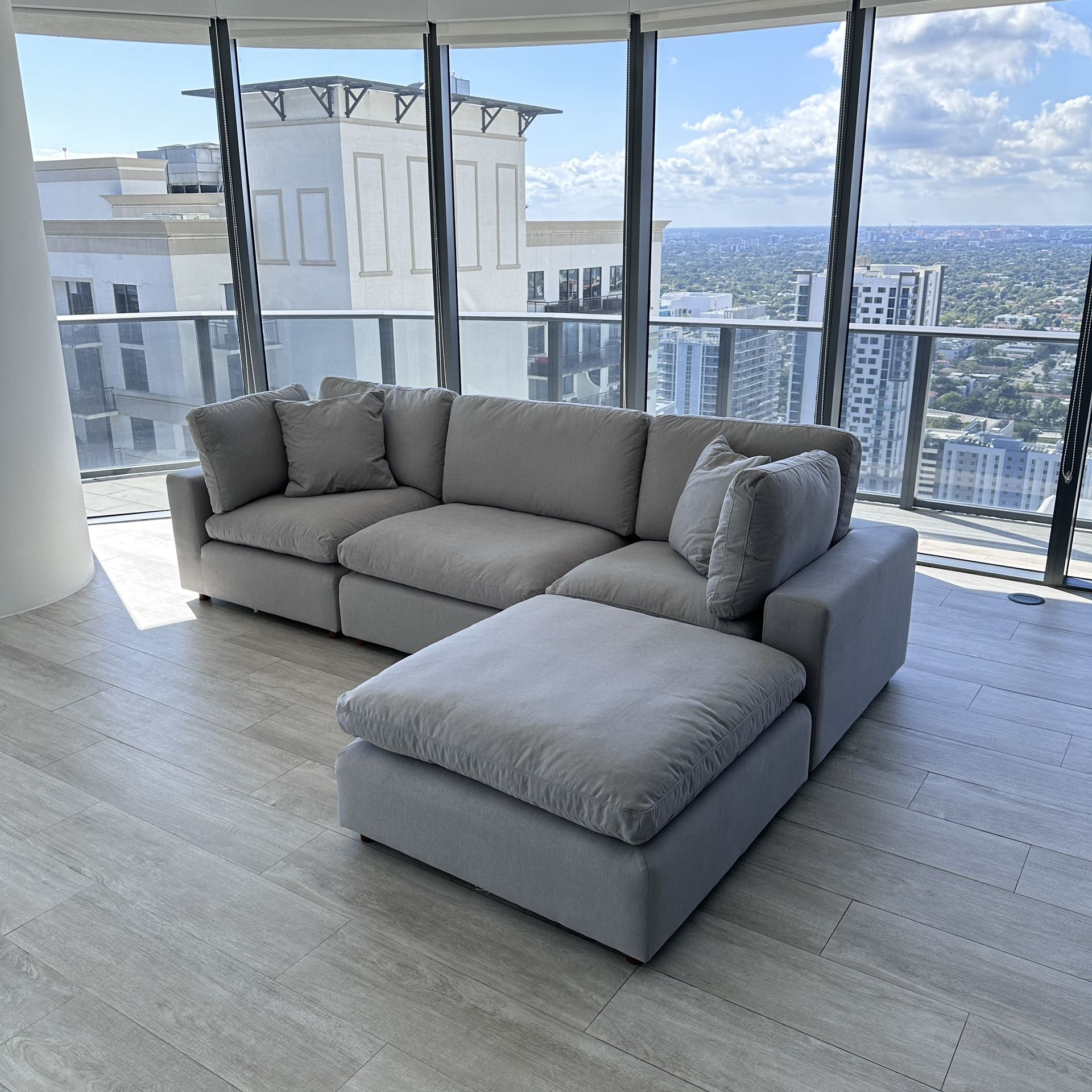 New Grey Sofa Cloud Couch