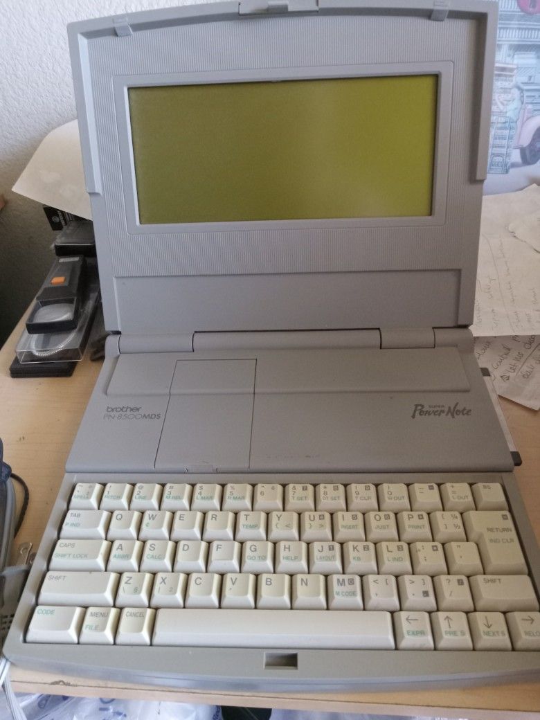 Vintage Brother Super PowerNote Electric Typewriter 