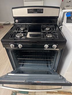 Gas stove.