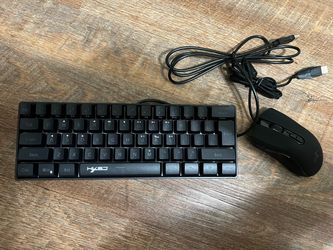 HXSJ Wired Mini Keyboard and Mouse Combo