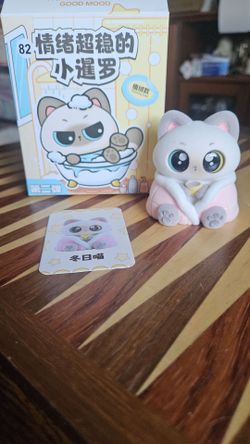 Azukisan Siamese Cat Cutie Part 2” Box Figure Flocked Resin Cat Blind Box New!
